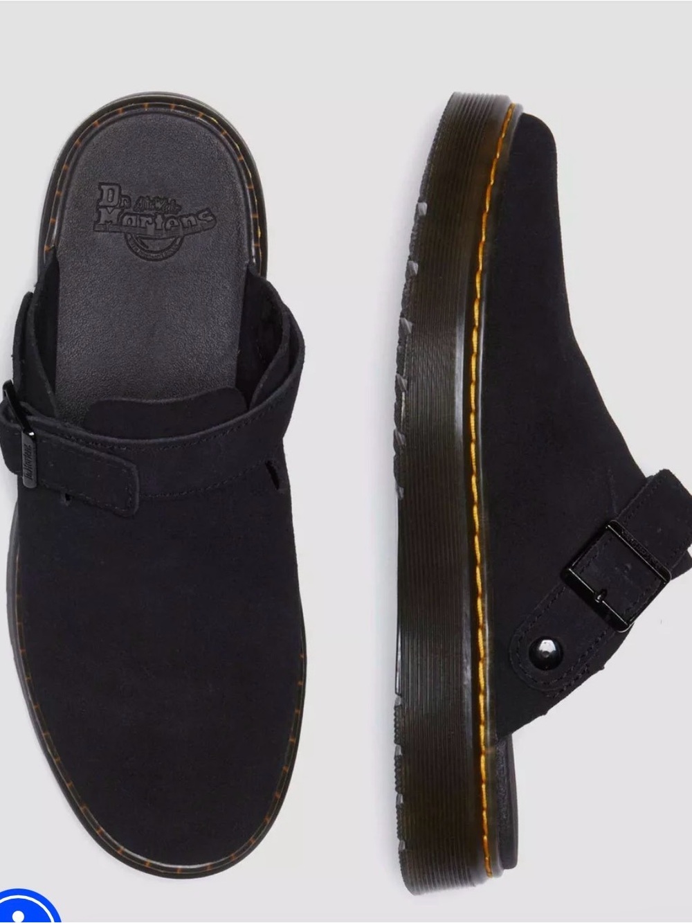 Dr. Martens CARLSON SUEDE CASUAL SLINGBACK MULES unisex Size 5 - Picture 3 of 11